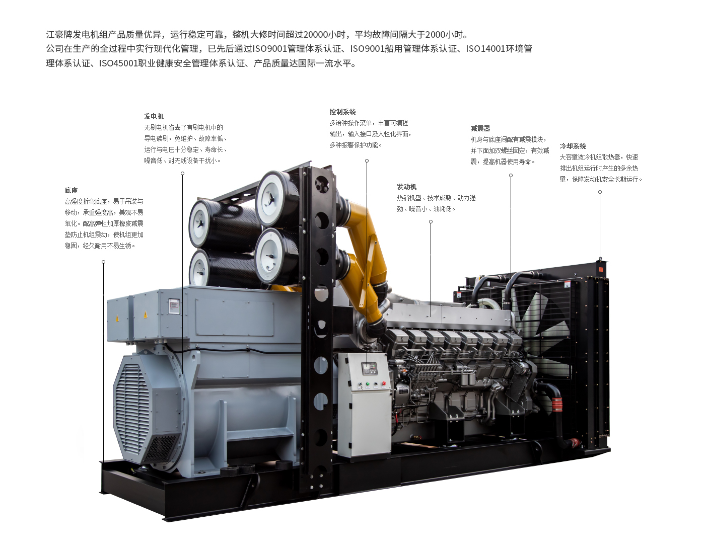 江蘇江豪發電機組